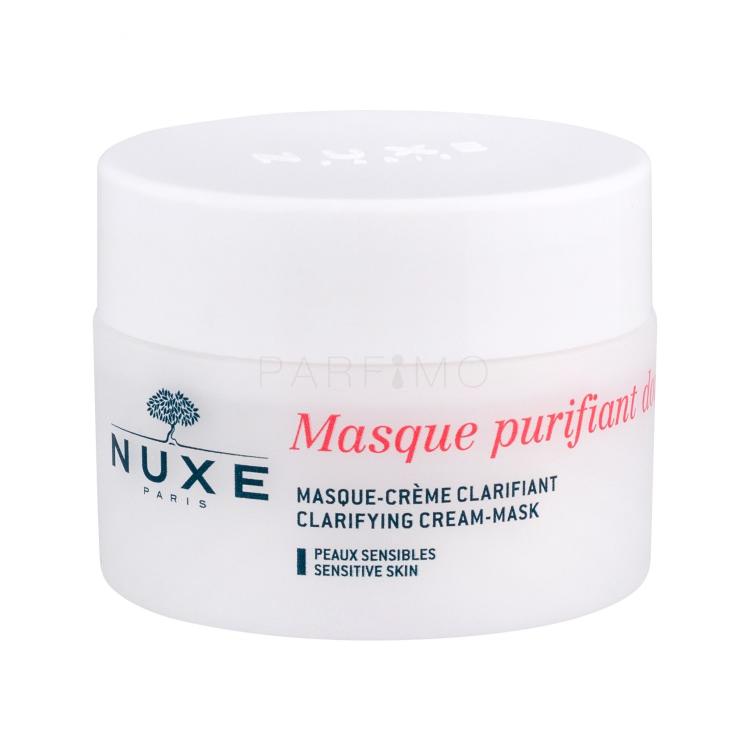 NUXE Rose Petals Cleanser Clarifying Cream-Mask Maska za lice za žene 50 ml