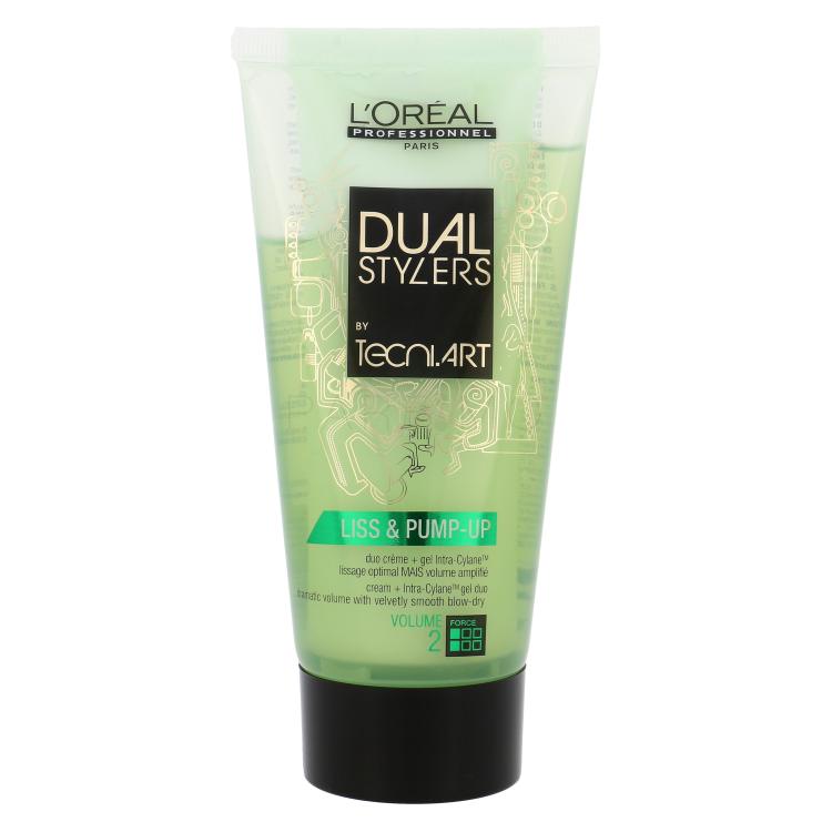 L&#039;Oréal Professionnel Dual Stylers Liss &amp; Pump-Up Gel za kosu za žene 150 ml