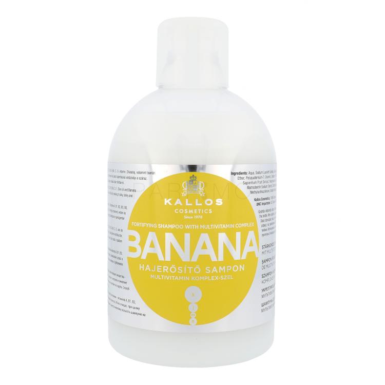 Kallos Cosmetics Banana Šampon za žene 1000 ml