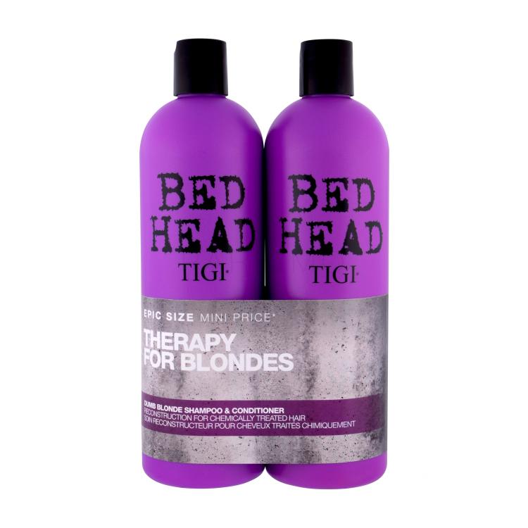 Tigi Bed Head Dumb Blonde Poklon set šampon 750 ml + balzam 750 ml