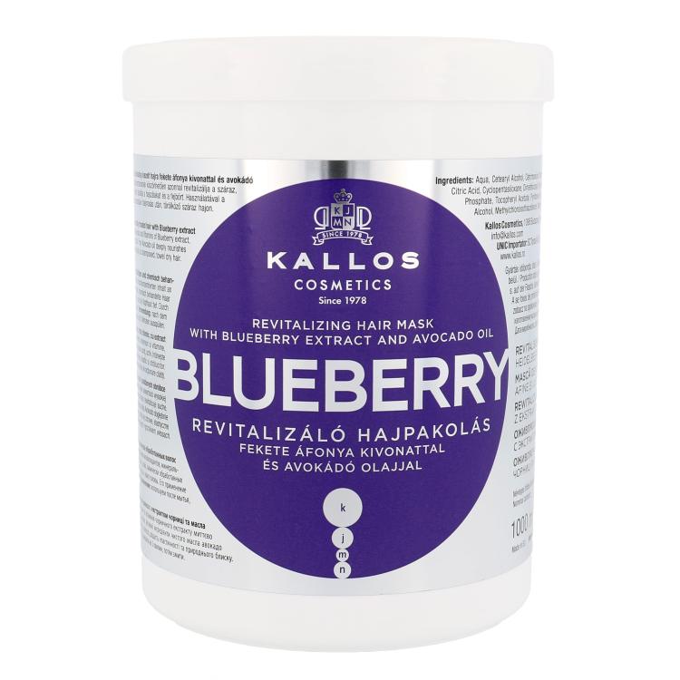 Kallos Cosmetics Blueberry Maska za kosu za žene 1000 ml