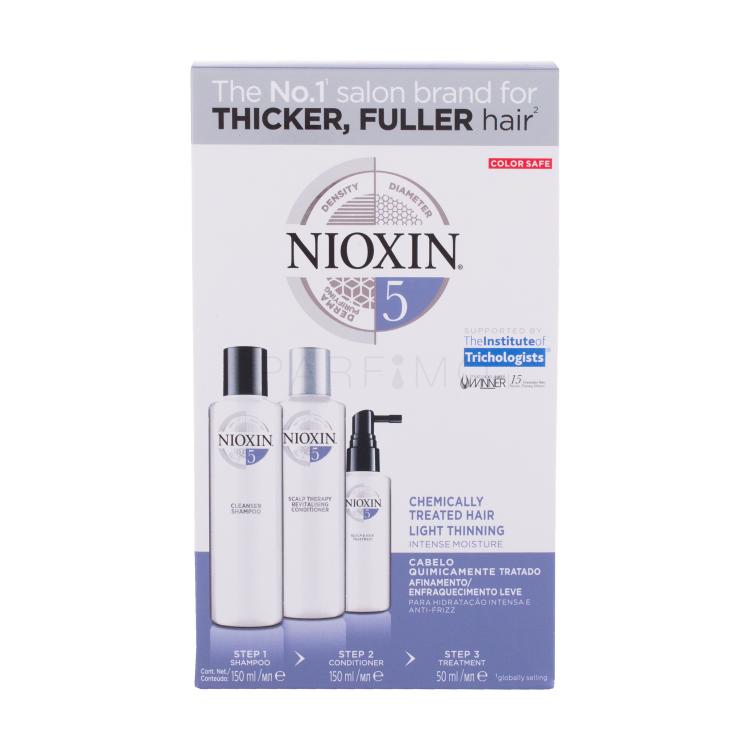 Nioxin System 5 Poklon set šampon System 5 Cleanser Shampoo 150 ml + balzam System 5 Revitalising Conditioner 150 ml + njega kose System 5 Scalp &amp; Hair Treatment 50 ml