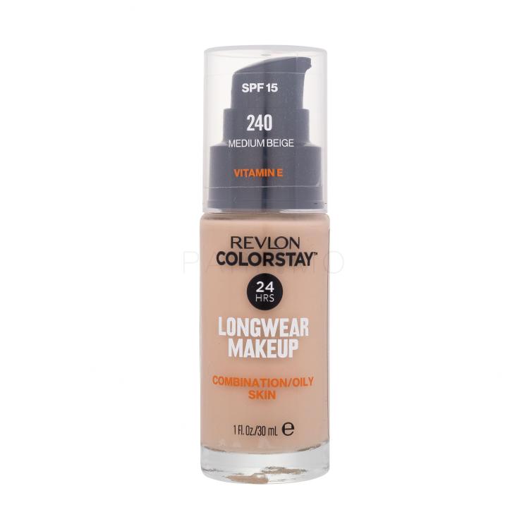 Revlon Colorstay Combination Oily Skin SPF15 Puder za žene 30 ml Nijansa 240 Medium Beige