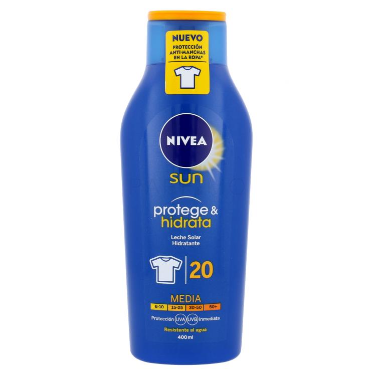Nivea Sun Protect &amp; Moisture SPF20 Proizvod za zaštitu od sunca za tijelo 400 ml