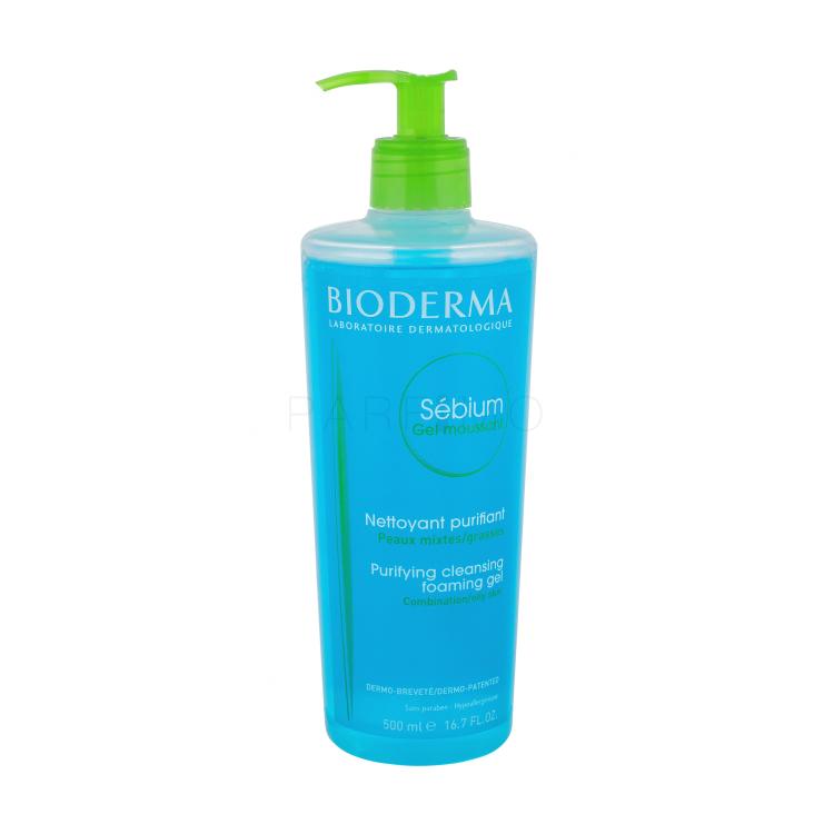 BIODERMA Sébium Gel Moussant With Pump Gel za čišćenje lica za žene 500 ml