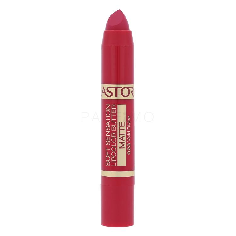 ASTOR Soft Sensation Lipcolor Butter Matte Ruž za usne za žene 4,8 g Nijansa 023 Vivid Divine