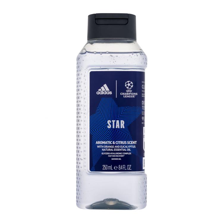 Adidas UEFA Champions League Star Gel za tuširanje za muškarce 250 ml