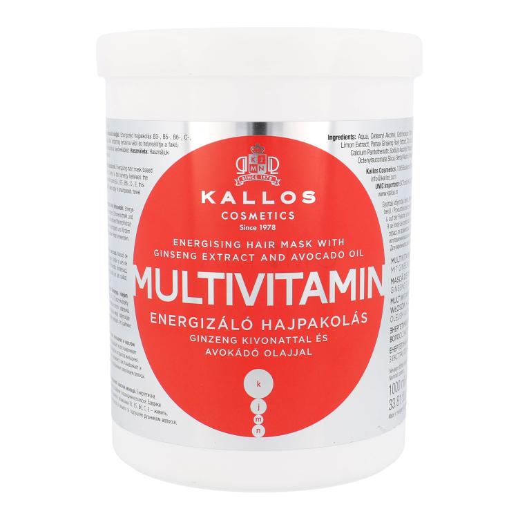 Kallos Cosmetics Multivitamin Maska za kosu za žene 1000 ml