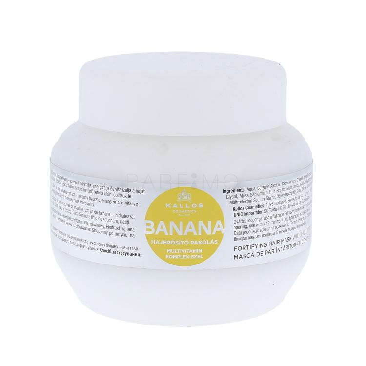 Kallos Cosmetics Banana Maska za kosu za žene 275 ml
