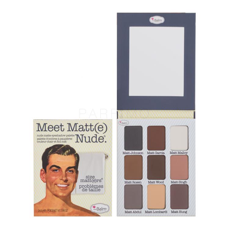TheBalm Meet Matt(e) Nude Eyeshadow Palette Sjenilo za oči za žene 24,5 g