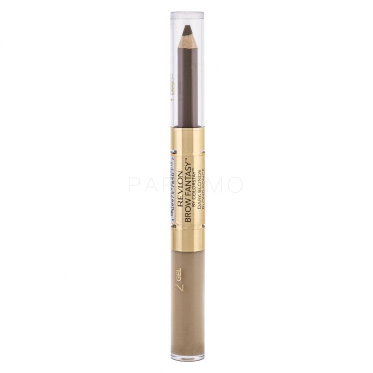 Revlon Brow Fantasy Pencil &amp; Gel Paletica za obrve za žene 1,49 g Nijansa Dark Blonde
