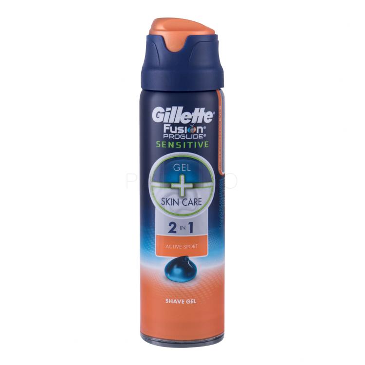 Gillette Fusion Proglide Sensitive 2in1 Active Sport Gel za brijanje za muškarce 170 ml