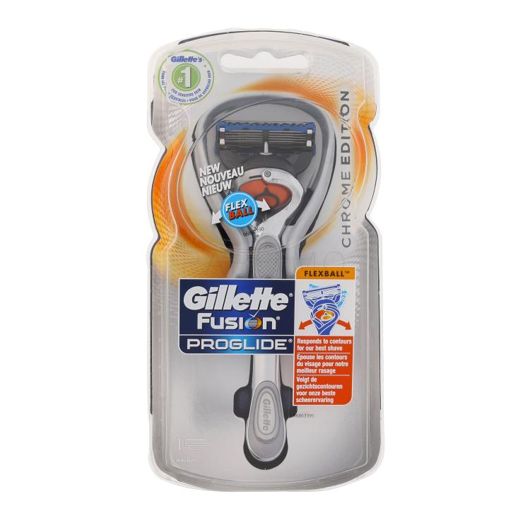 Gillette Fusion Proglide Flexball Chrome Edition Aparat za brijanje za muškarce 1 kom