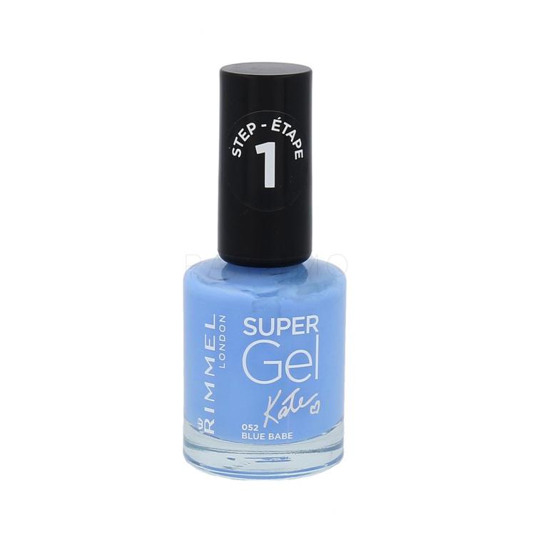 Rimmel London Super Gel By Kate STEP1 Lak za nokte za žene 12 ml Nijansa 052 Blue Babe
