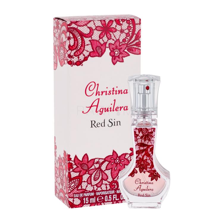 Christina Aguilera Red Sin Parfemska voda za žene 15 ml