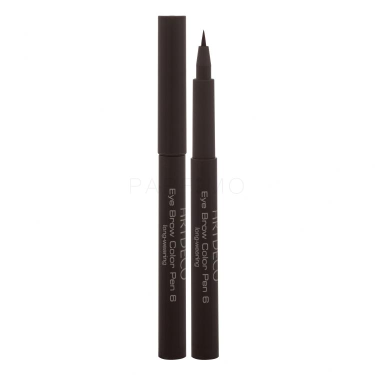 Artdeco Eye Brow Color Pen Olovka za obrve za žene 1,1 ml Nijansa 6 Medium Brown