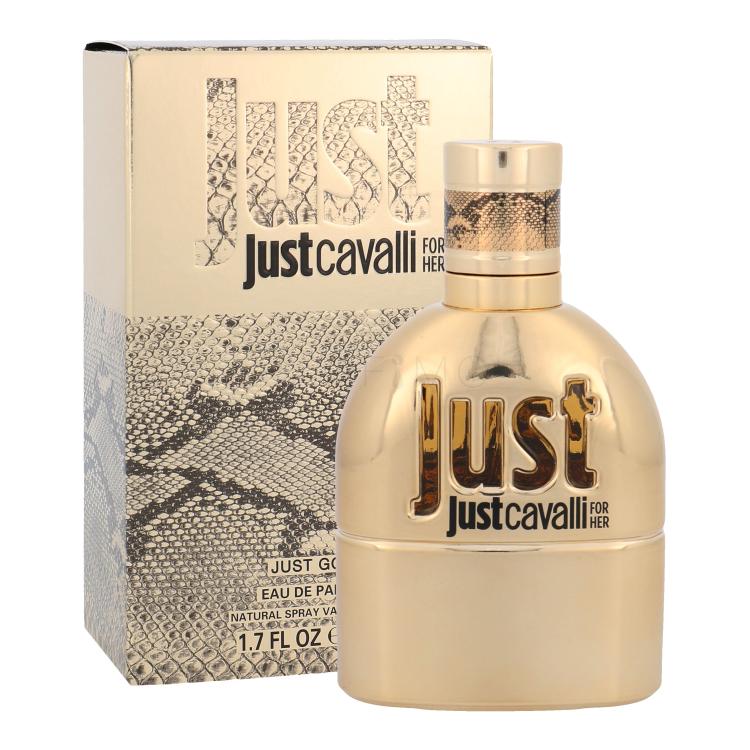 Roberto Cavalli Just Cavalli Gold For Her Parfemska voda za žene 50 ml