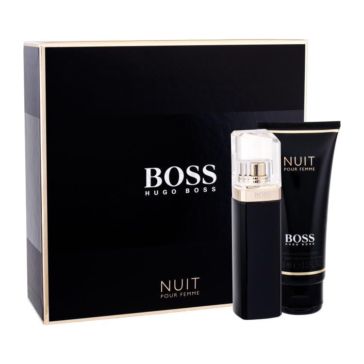 HUGO BOSS Boss Nuit Pour Femme Poklon set parfémovaná voda 50 ml + tělové mléko 100 ml