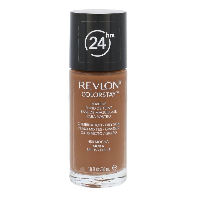 Revlon Colorstay Combination Oily Skin SPF15 Puder za žene 30 ml Nijansa 450 Mocha
