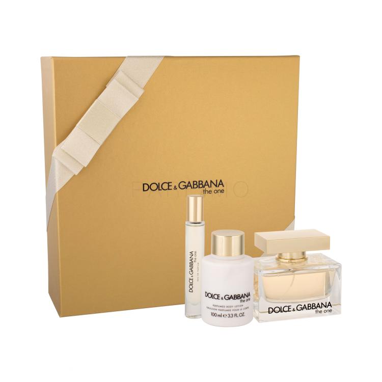 Dolce&amp;Gabbana The One Poklon set parfemska voda 75 ml + losion za tijelo 100 ml + toaletna voda 7,4 ml