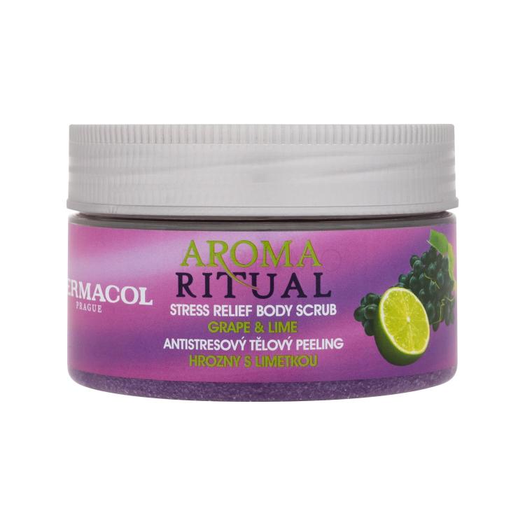 Dermacol Aroma Ritual Grape &amp; Lime Piling za tijelo za žene 200 g