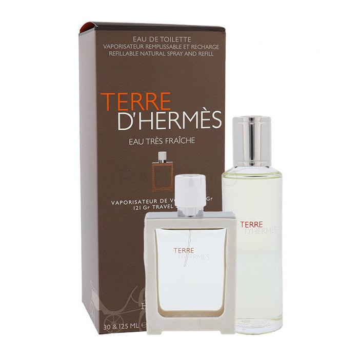 Hermes Terre d´Hermès Eau Tres Fraiche Poklon set toaletna voda 30 ml + toaletna voda za punjenje 125 ml