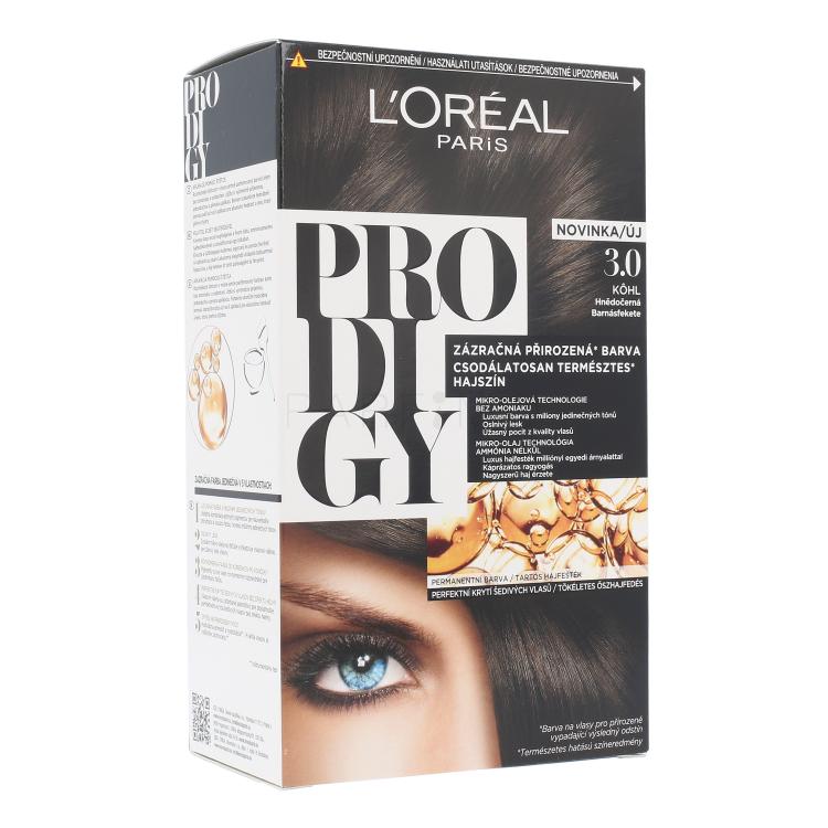 L&#039;Oréal Paris Prodigy Boja za kosu za žene 1 kom Nijansa 3.0 Kohl
