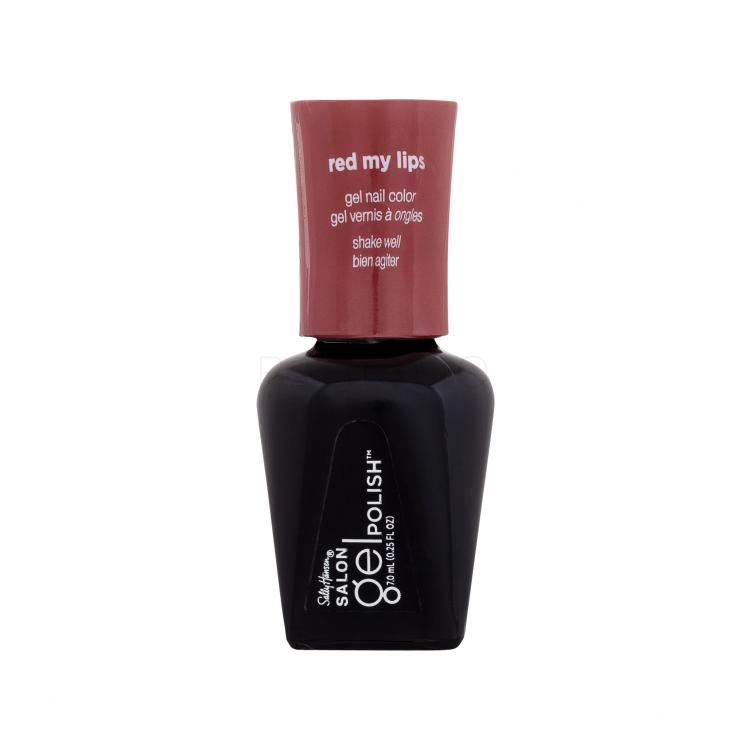 Sally Hansen Salon Gel Polish Gel Nail Color Lak za nokte za žene 7 ml Nijansa 220 Red My Lips