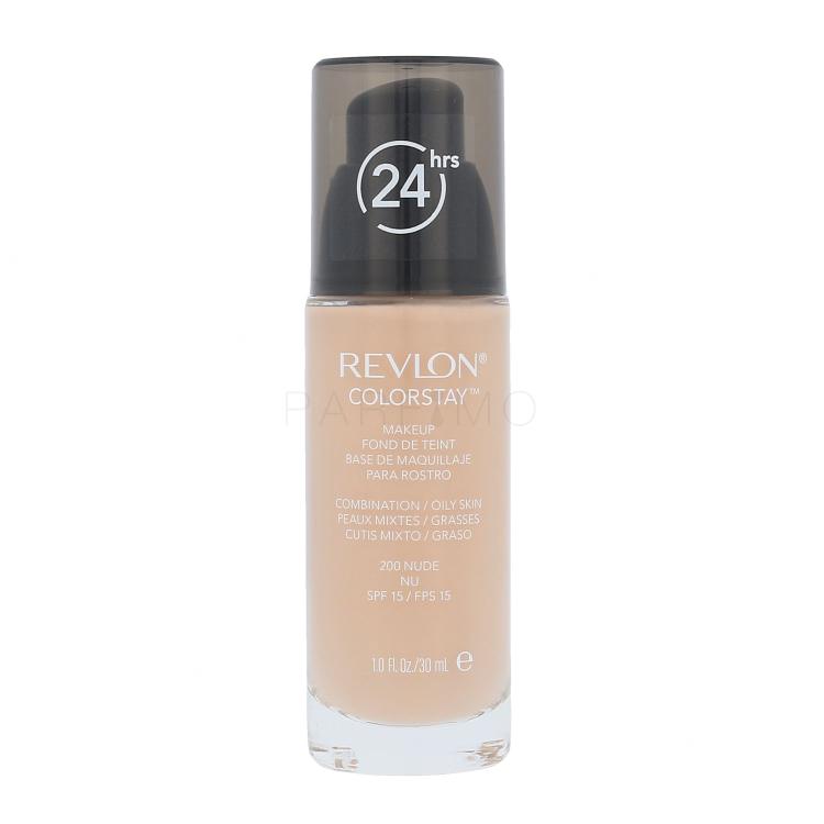 Revlon Colorstay Combination Oily Skin SPF15 Puder za žene 30 ml Nijansa 200 Nude