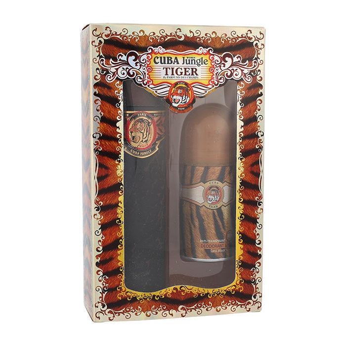 Cuba Jungle Tiger Poklon set parfemska voda 100 ml + dezodorans 50 ml