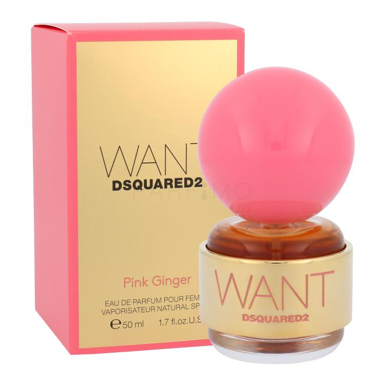 Dsquared2 Want Pink Ginger Parfemska voda za žene 50 ml