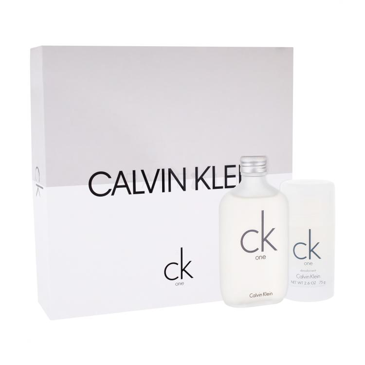Calvin Klein CK One Poklon set toaletna voda 100 ml + dezodorans u stiku 75 ml