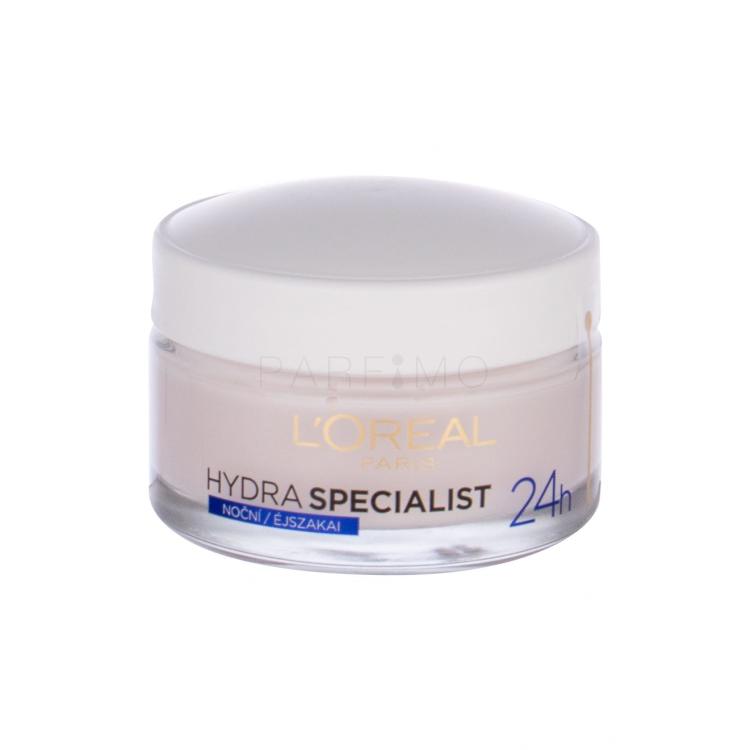 L&#039;Oréal Paris Hydra Specialist Noćna krema za lice za žene 50 ml
