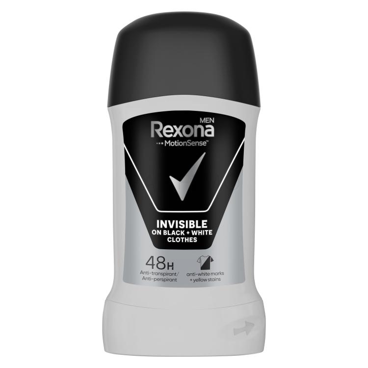 Rexona Men Invisible Black + White Antiperspirant za muškarce 50 ml