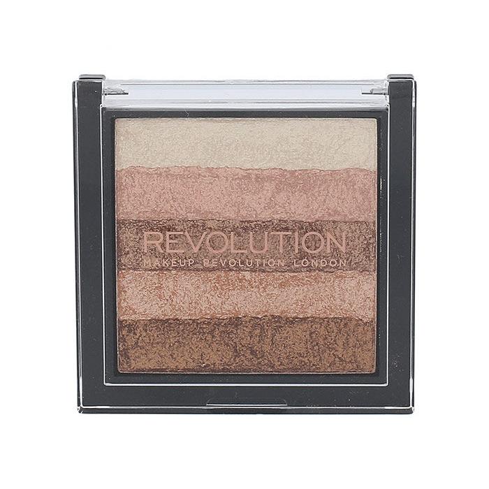 Makeup Revolution London Shimmer Brick Highlighter za žene 7 g Nijansa Radiant