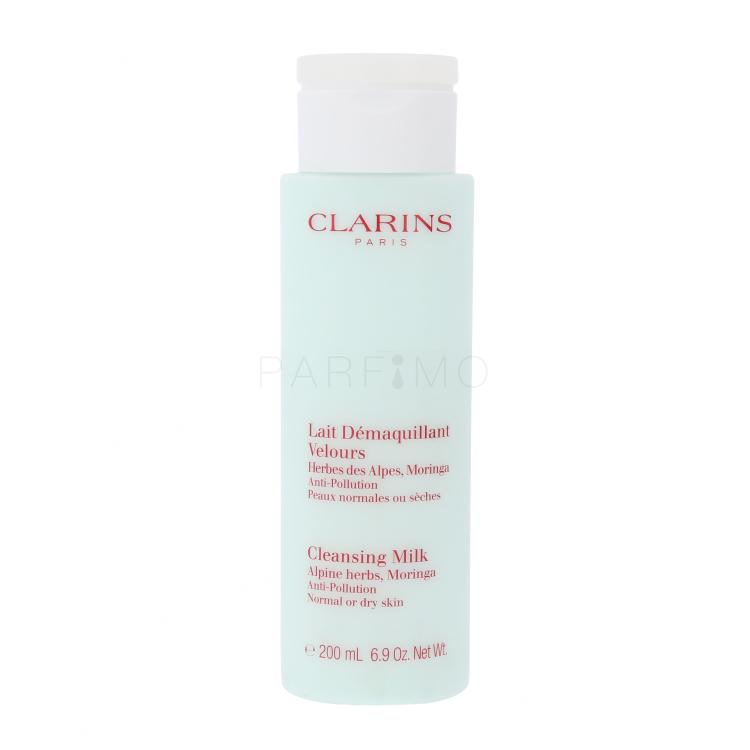 Clarins Cleansing Milk With Alpine Herbs Dry/Normal Mlijeko za čišćenje lica za žene 200 ml