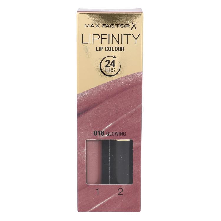 Max Factor Lipfinity 24HRS Lip Colour Ruž za usne za žene 4,2 g Nijansa 016 Glowing