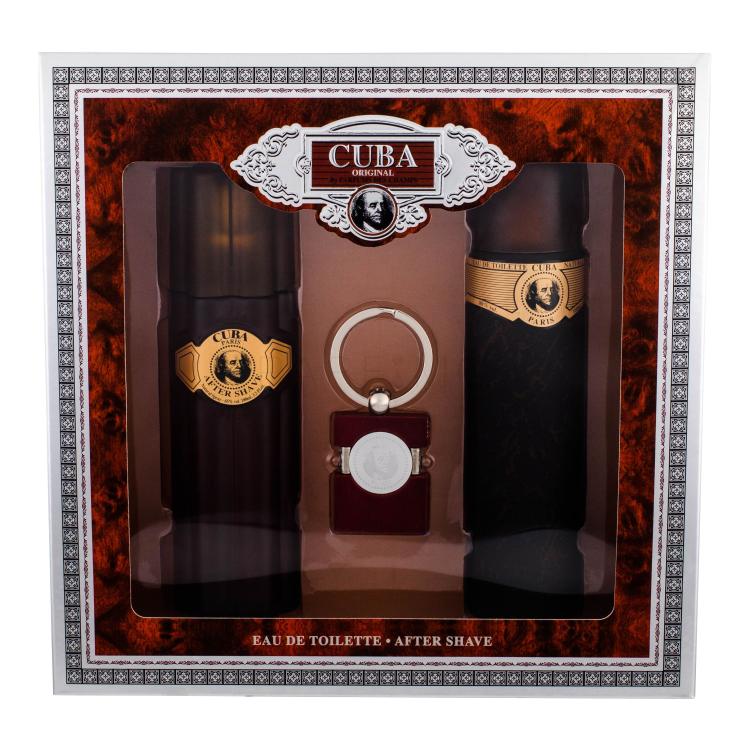 Cuba Gold Poklon set toaletna voda 100 ml + vodica poslije brijanja 100 ml + privjesak za ključeve