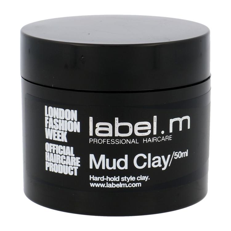 Label m Mud Clay Zaglađivanje kose za žene 50 ml