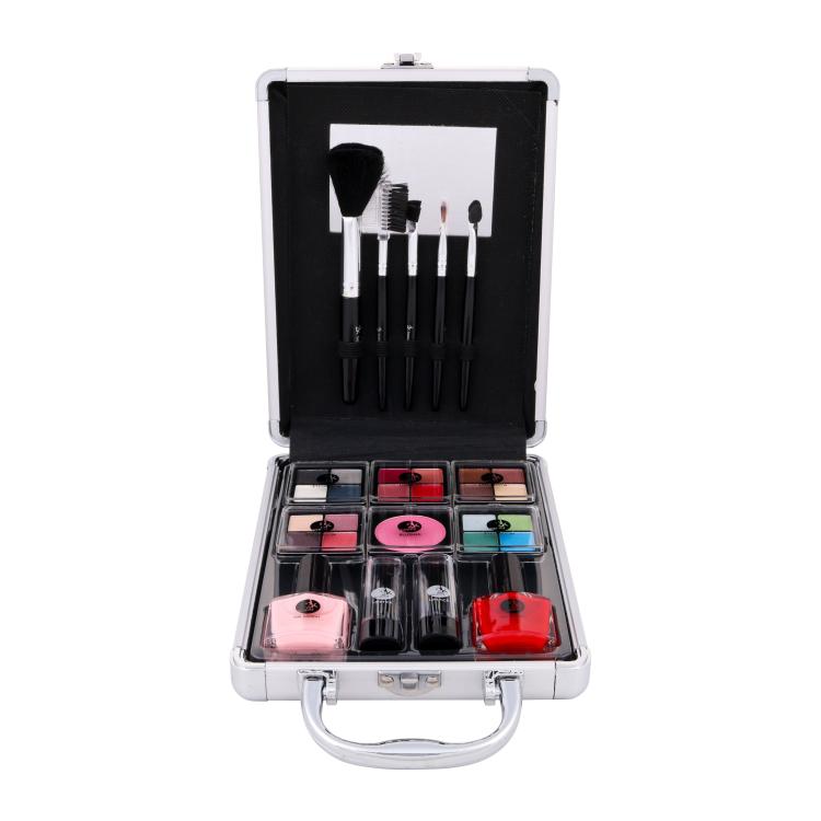 2K Complete Beauty Train Case Poklon set kompletna makeup paleta