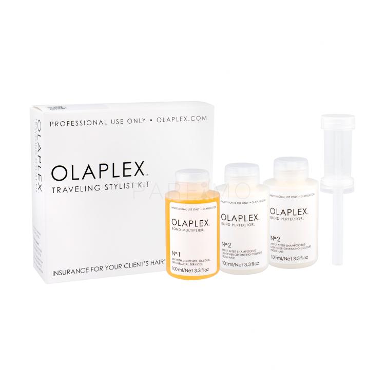 Olaplex Bond Multiplier No. 1 Traveling Stylist Kit Poklon set Bond Multiplier No. 1 100 ml + Bond Perfector No. 2 2 x 100 ml + dozator