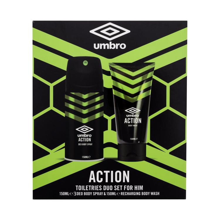 UMBRO Action Poklon set dezodorans 150 ml + gel za tuširanje 150 ml