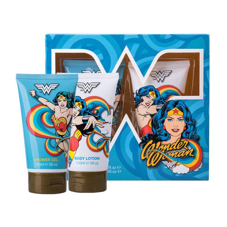 DC Comics Wonder Woman Poklon set gel za tuširanje 150 ml + losion za tijelo 150 ml