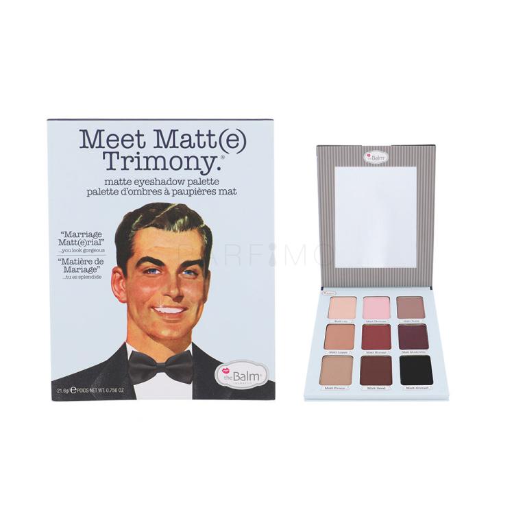 TheBalm Meet Matt(e) Trimony Eyeshadow Palette Sjenilo za oči za žene 21,6 g
