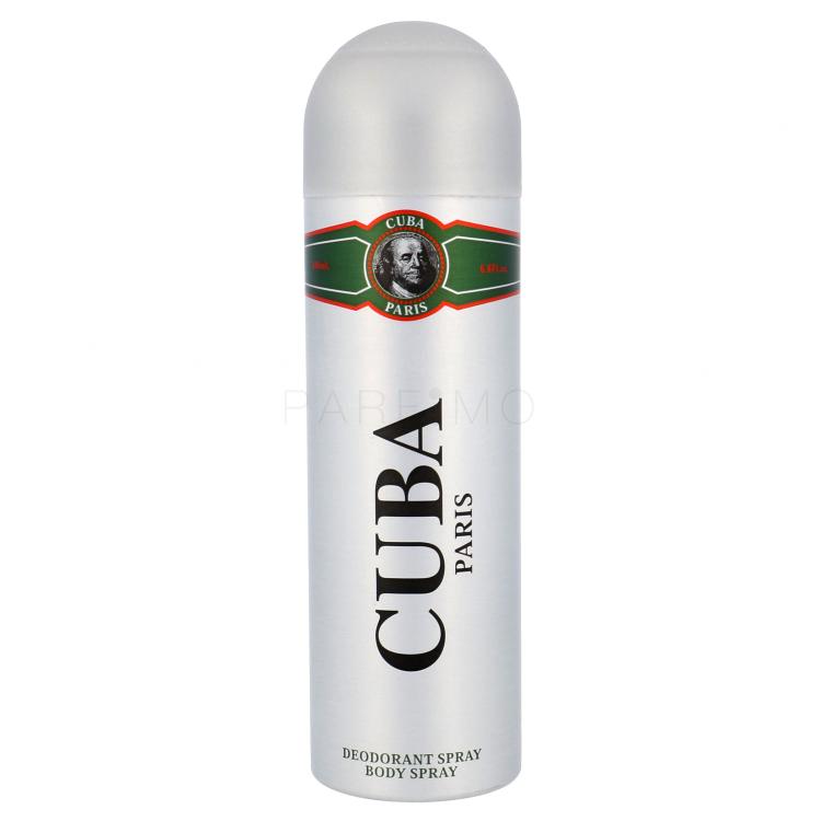 Cuba Green Dezodorans za muškarce 200 ml