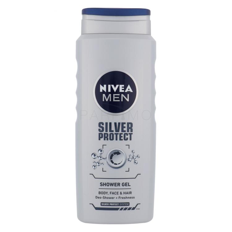 Nivea Men Silver Protect Gel za tuširanje za muškarce 500 ml