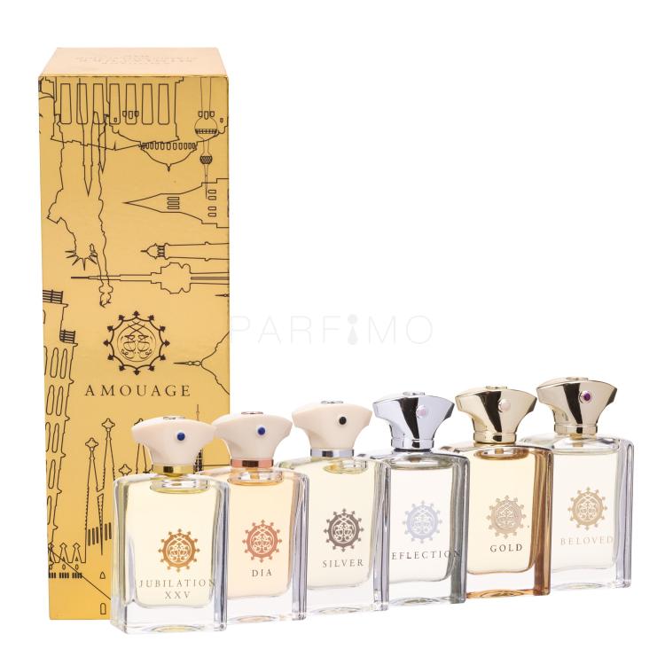 Amouage Mini Set Classic Collection Poklon set 6x 7,5 ml parfemska voda Gold + Dia + Silver + Reflection + Jubilation XXV + Beloved
