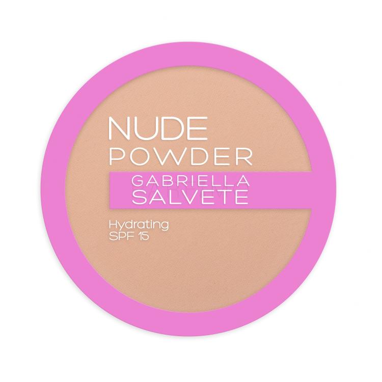 Gabriella Salvete Nude Powder SPF15 Puder u prahu za žene 8 g Nijansa 03 Nude Sand