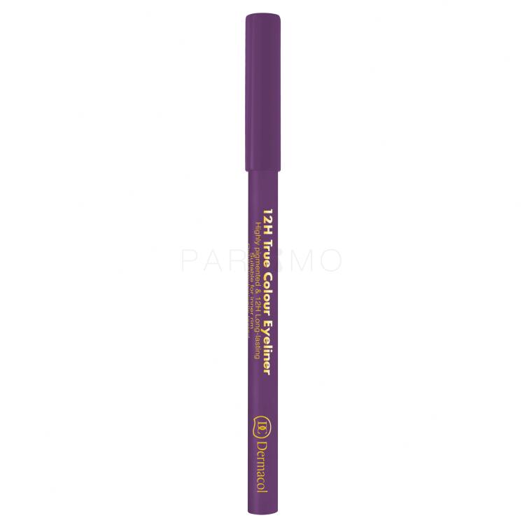 Dermacol 12H True Colour Olovka za oči za žene 0,28 g Nijansa 3 Purple