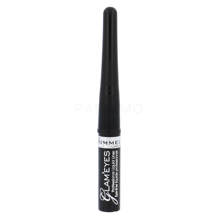 Rimmel London Glam Eyes Tuš za oči za žene 3,5 ml Nijansa 001 Black Glamour